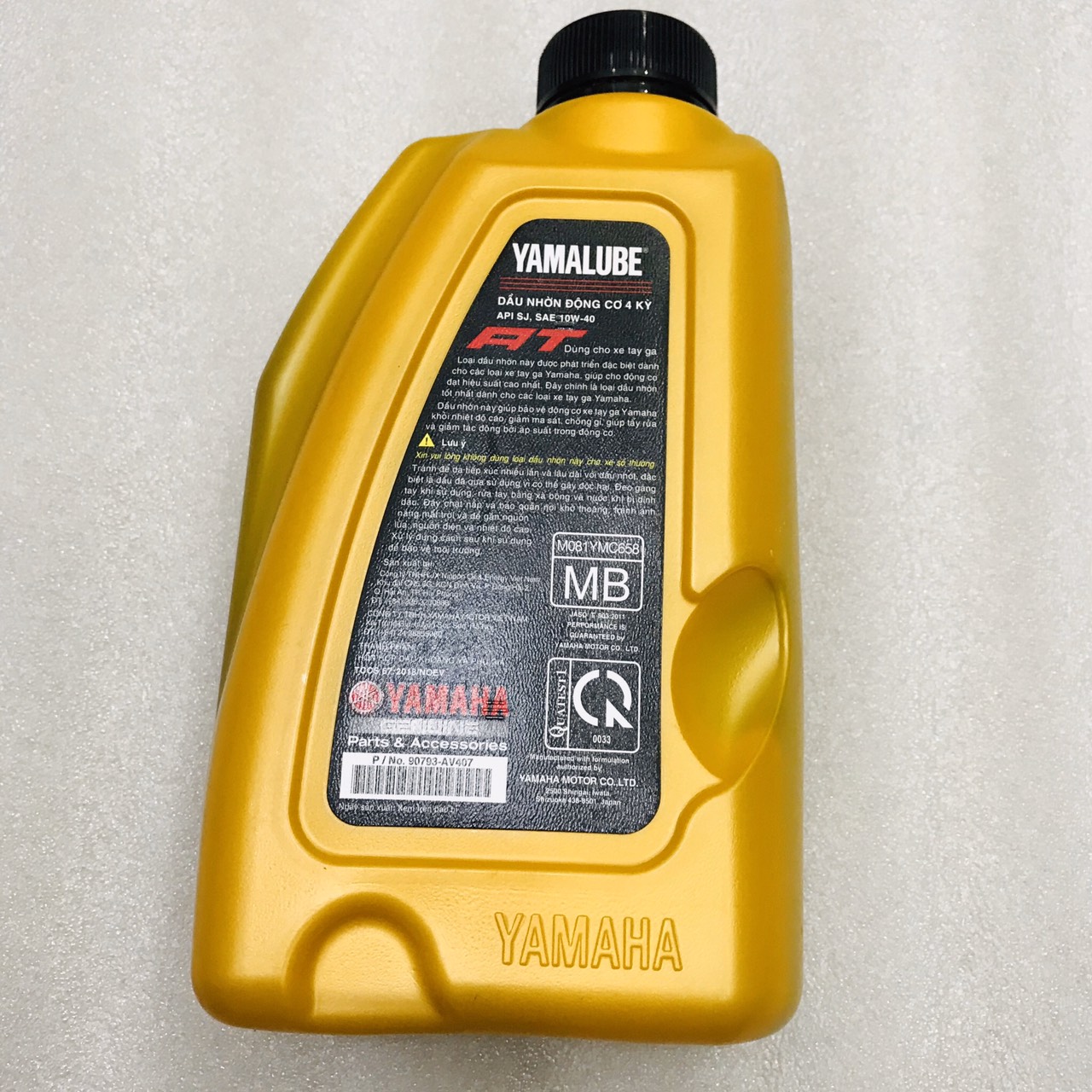 NHỚT YAMAHA 4T SJ 10W40 0,8L (NHỚT TAY GA)