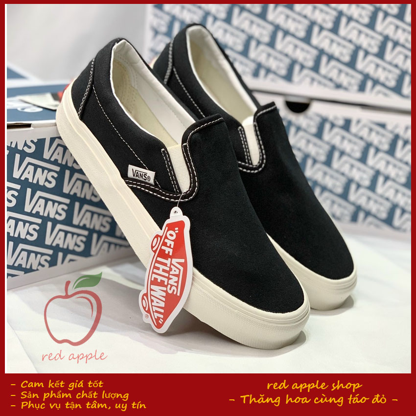 [Còn 1 size 43] Giày thể thao Slip-on Đen - RED APPLE SHOP