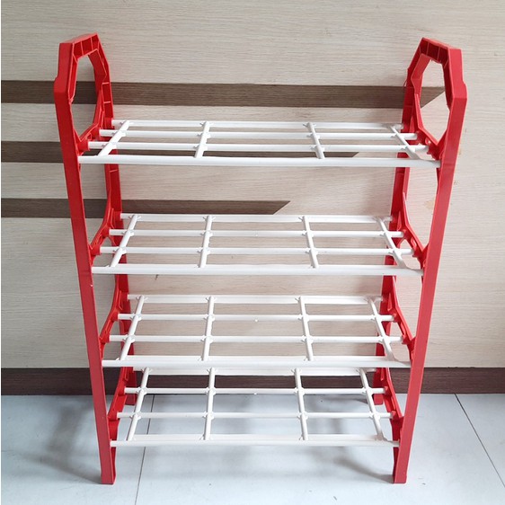 Kệ để giày dép 4 tầng tiện dụng (giao màu ngẫu nhiên)