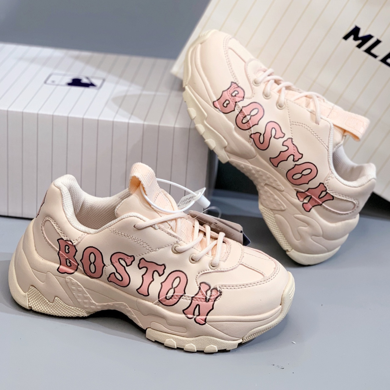 Giày MLB Sneaker Boston Pink  Uspox  Siêu thị giày thể thao chính hãng