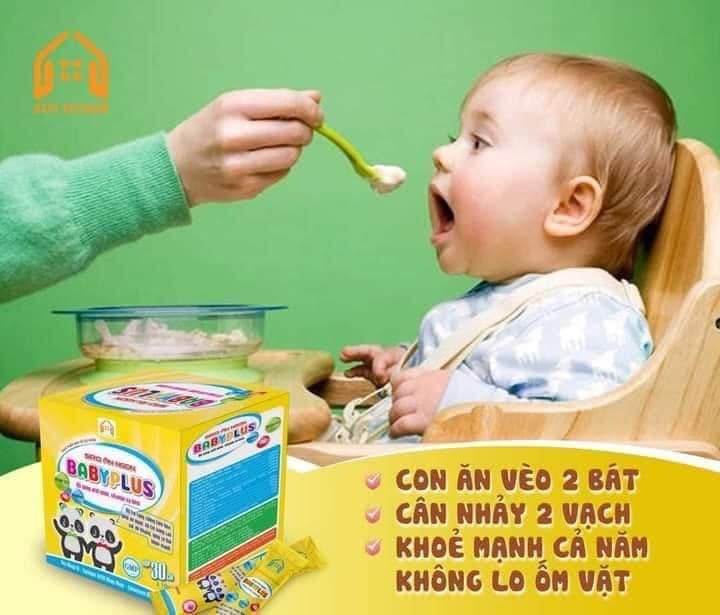 Babyplus - siro ăn ngon babyplus giúp bé hết biếng ăn táo bóntăng cân