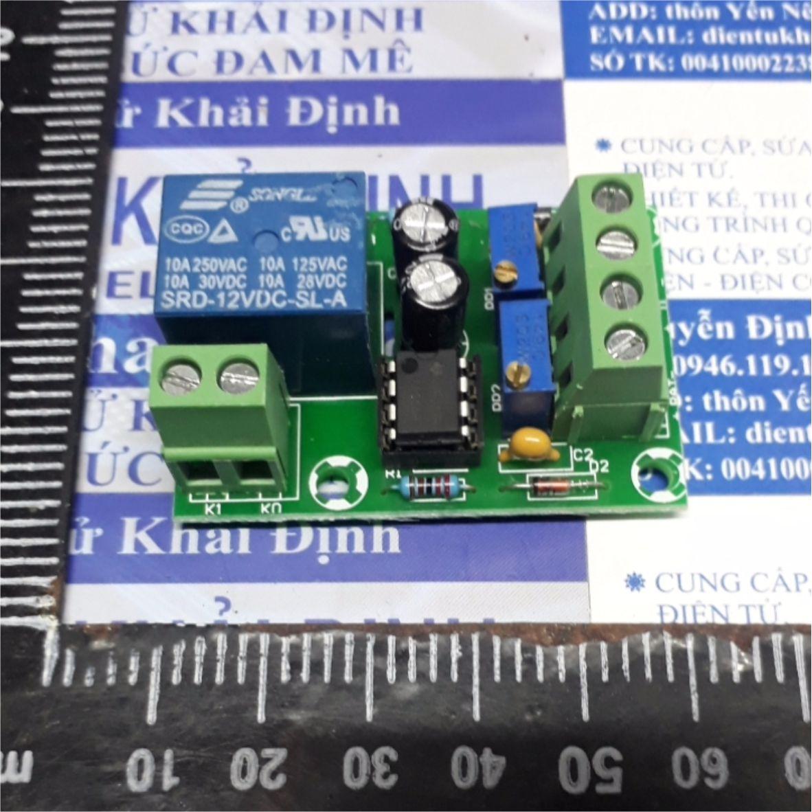 MODULE SẠC ACQUY 12V NHỎ GỌN XH-M601 BÁO ĐẦY, TỰ NGẮT kde4683