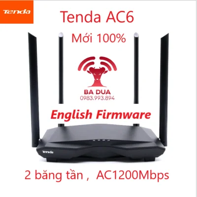 Bộ Phát Wifi Router Wifi Tenda AC6 AC1200Mbps