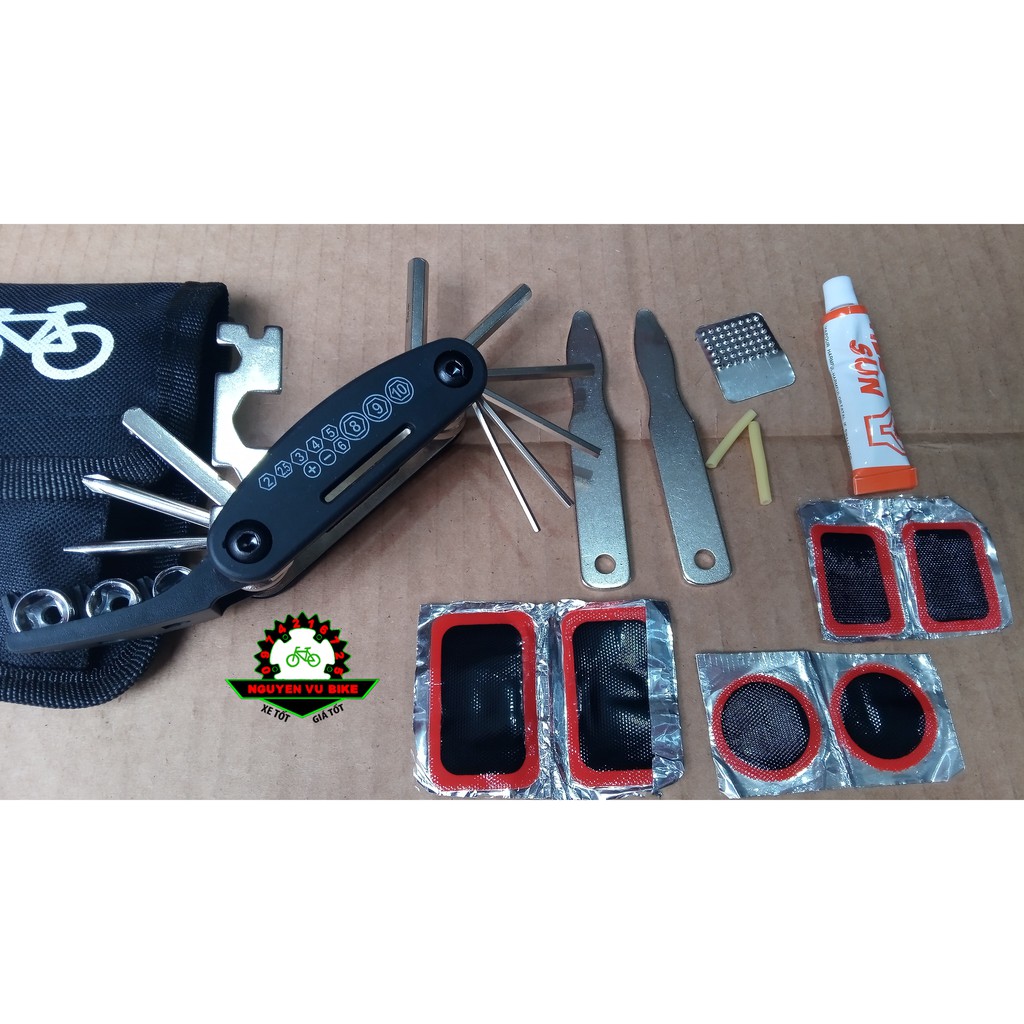 Bộ vá, sửa xe đạp mini
