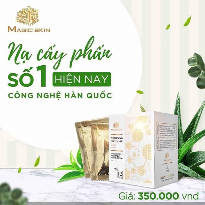 MẶT NẠ TRẮNG DA MAGIC SKIN ( gói lẻ)