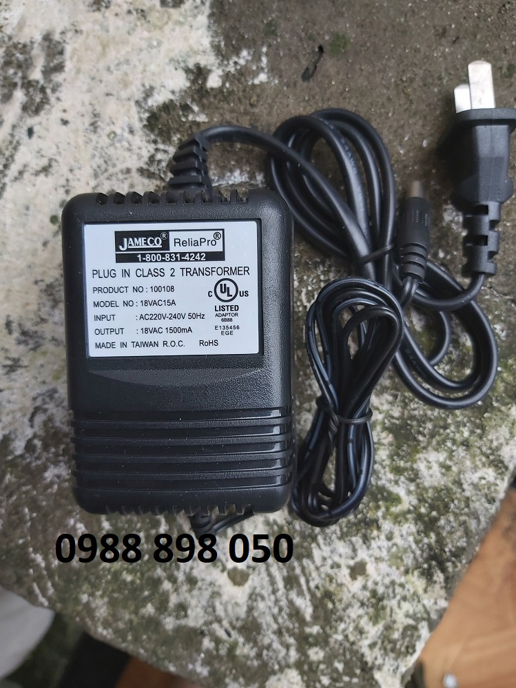 adapter xoay chiều ac 18v 1.5a