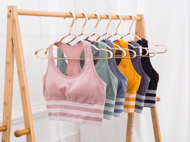 Áo bra thể thao dáng croptop cá tính tập thể thao, gym, yoga chất thun đẹp