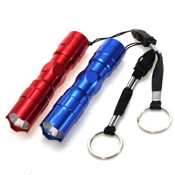 Đèn Pin Bỏ Túi Mini 3W Siêu Sáng Kèm Móc Khoá
