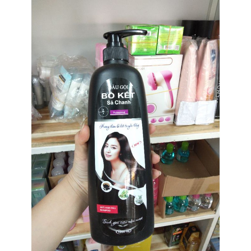 Combo 2 Chai Dầu Gội Bồ Kết Sả Chanh - 1000ml - (Date: 36 tháng)