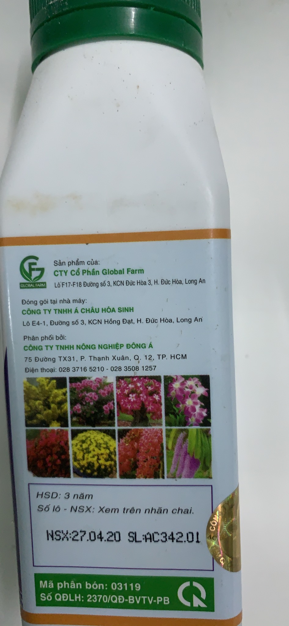 Phân bón sinh học VK. HUMAT chuyên hoa Lan - hoa Hồng và hoa cảnh giúp Mập thân - Dày lá - Bung đọt Chai 250m