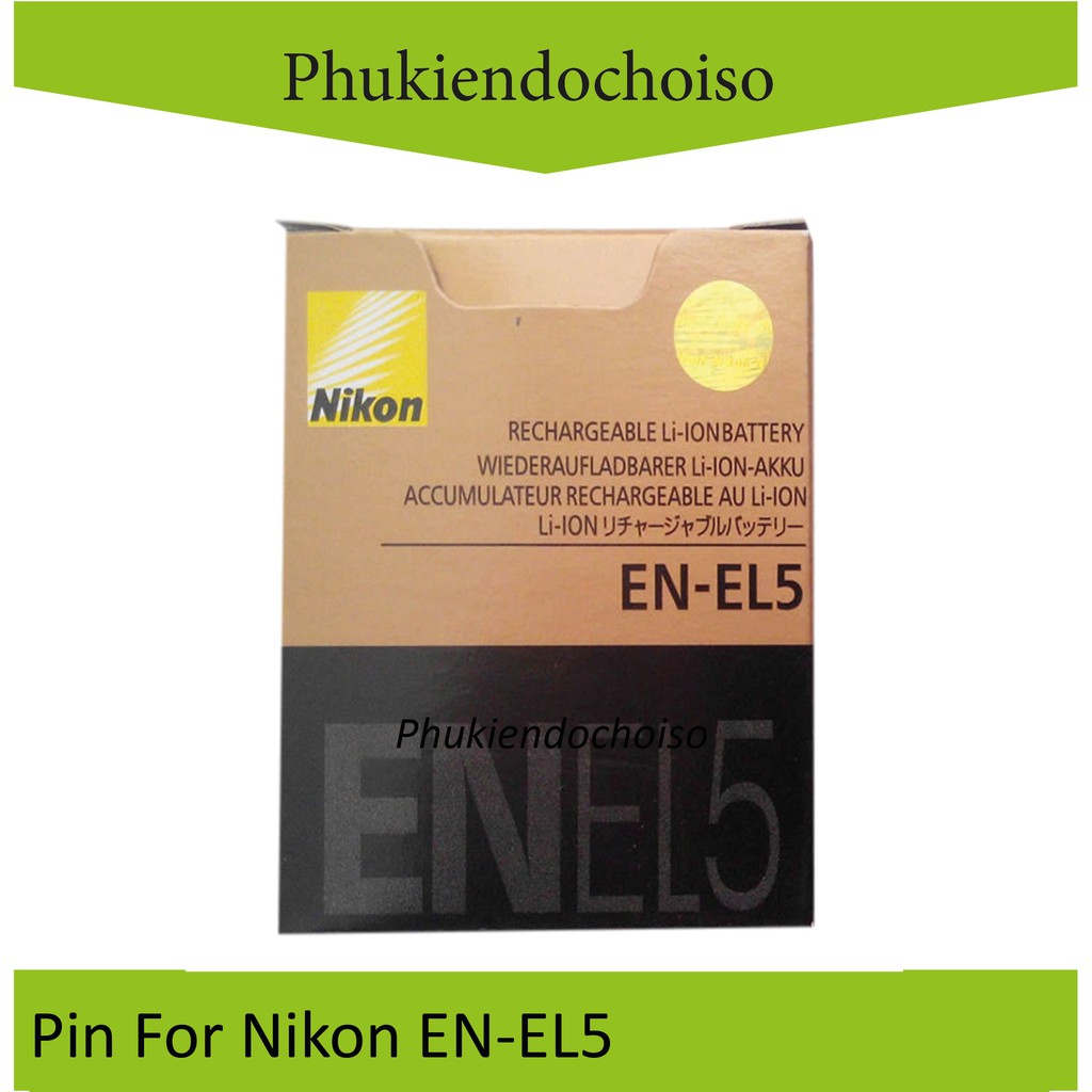 Pin thay thế pin máy ảnh nikon en-el5
