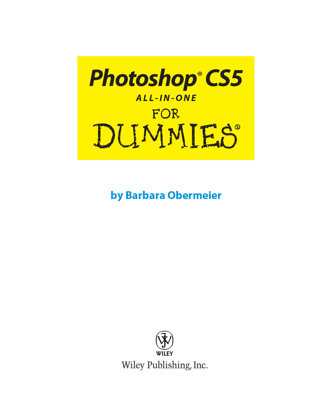 sách Photoshop CS5 All in One For Dummies