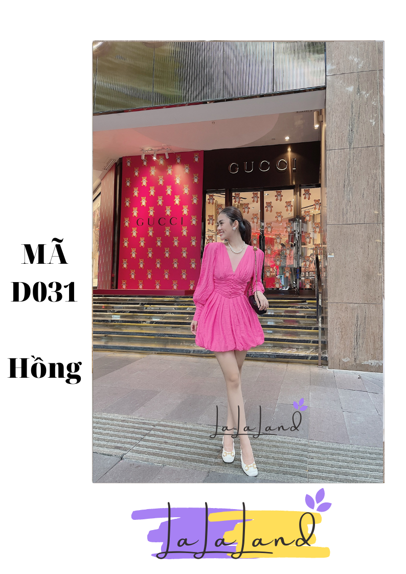 Đầm jum 7 nút D031K