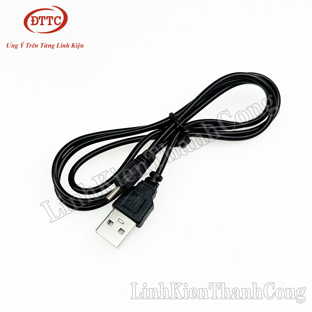 Cáp Chuyển Đổi 5V USB Ra 5V, 9V, 12V Nhiều Kiểu Chân (Dài 1 Mét)