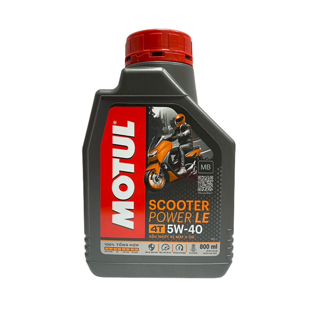 NHỚT XE GA MOTUL SCOOTER POWER LE 5W-40 1L