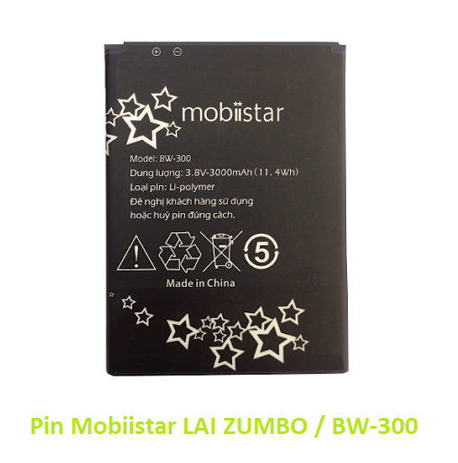 Pin Mobiistar LAI ZUMBO / BW-300