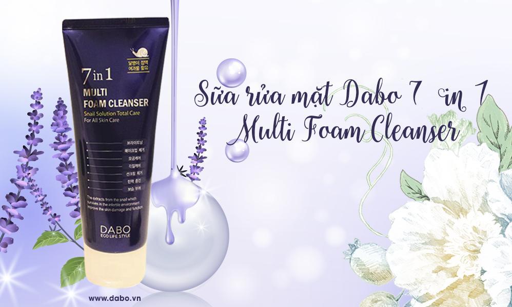 Sữa rửa mặt cao cấp 7 tác dụng DABO Multi Foam Cleanser 180ml
