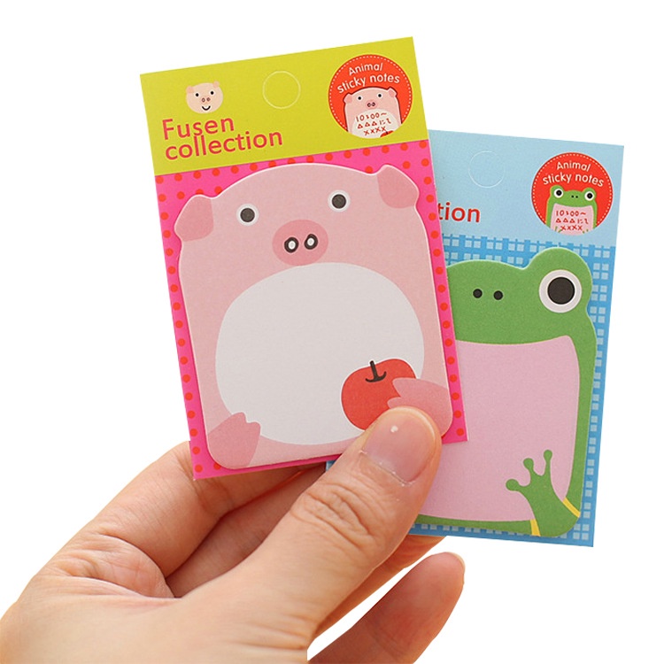 Giấy note ghi chú hình động vật
