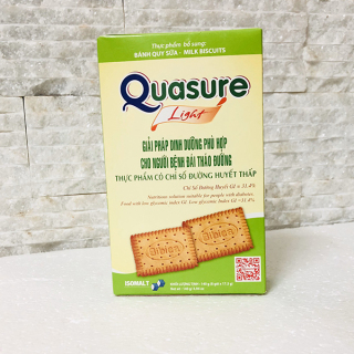Bánh Quy Quasure Light Sữa 140 Gam- Cho Người Tiểu Đường, Ăn Kiêng thumbnail