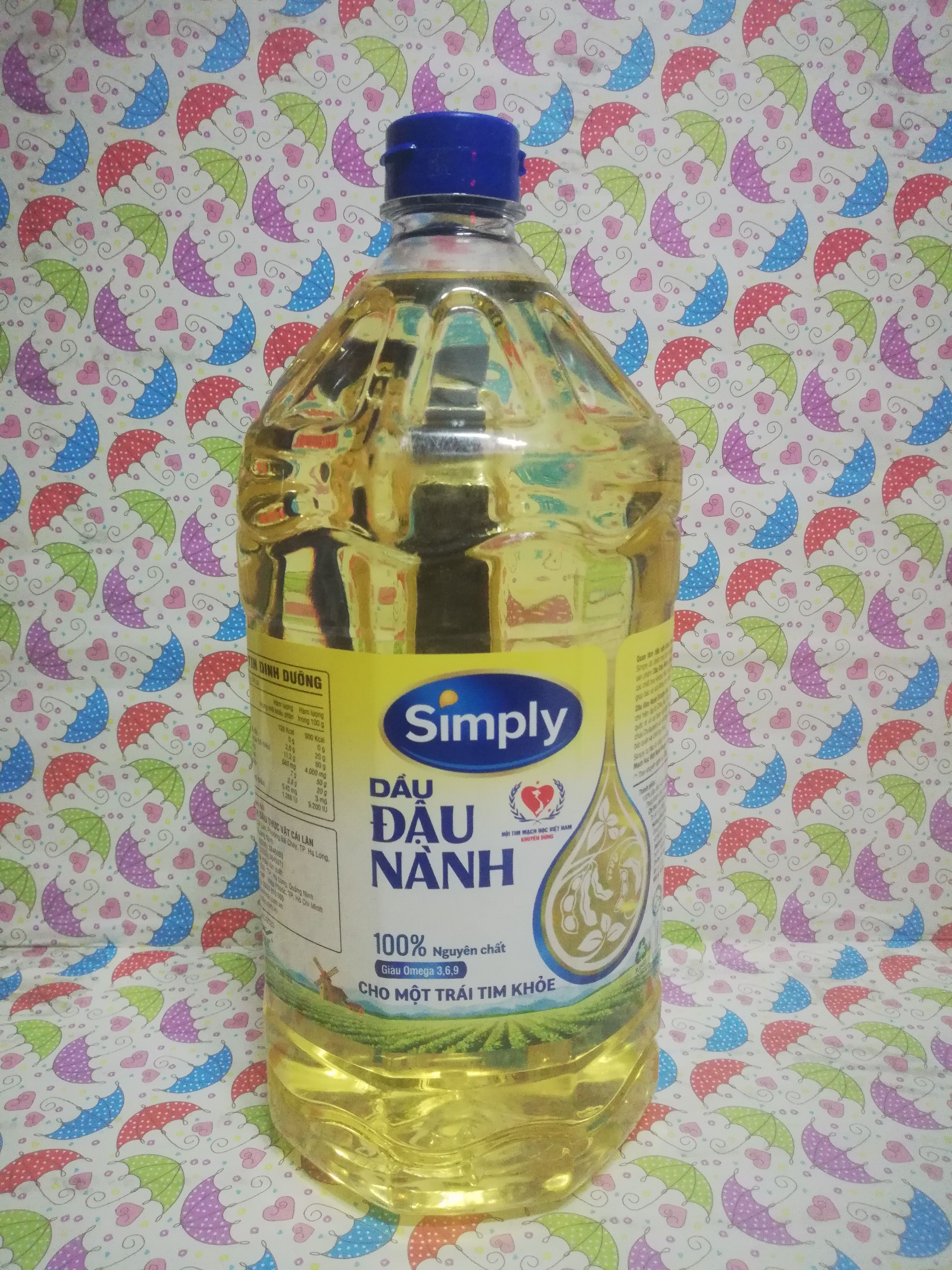 Dầu đậu nành Simply 5L,2L