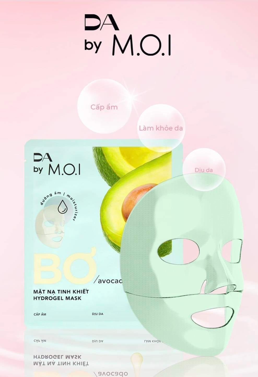 MẶT NẠ BƠ HỒ NGỌC HÀ - HỘP 3 MIẾNG