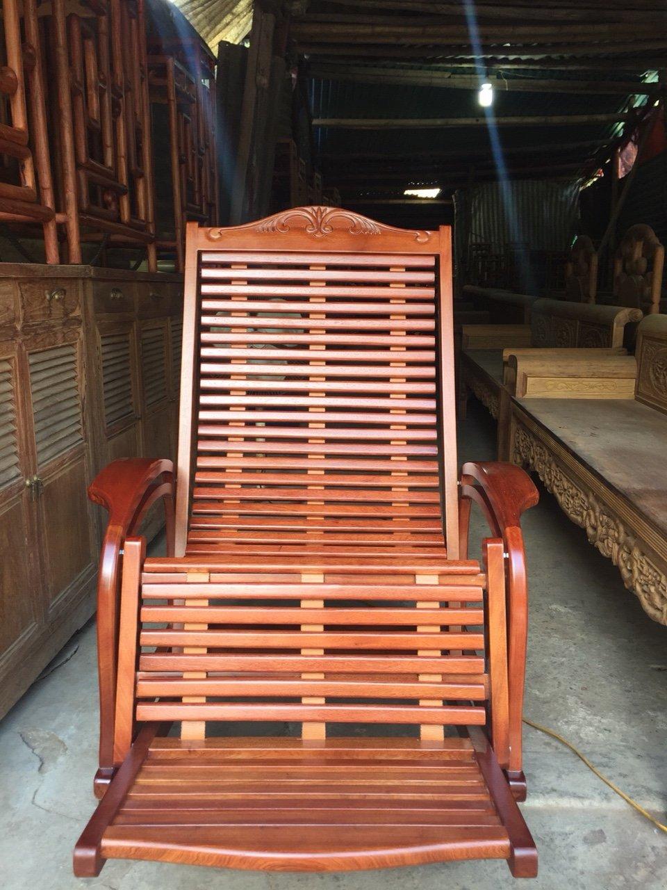 ghế lười gỗ lim