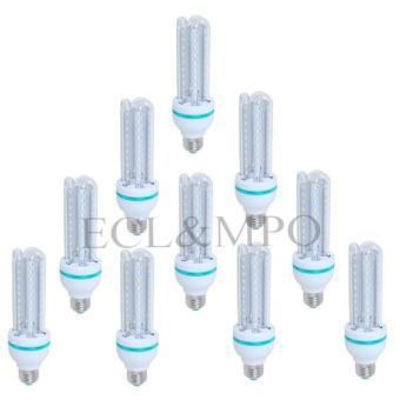 Bộ 10 bóng đèn LED chữ U 16W
