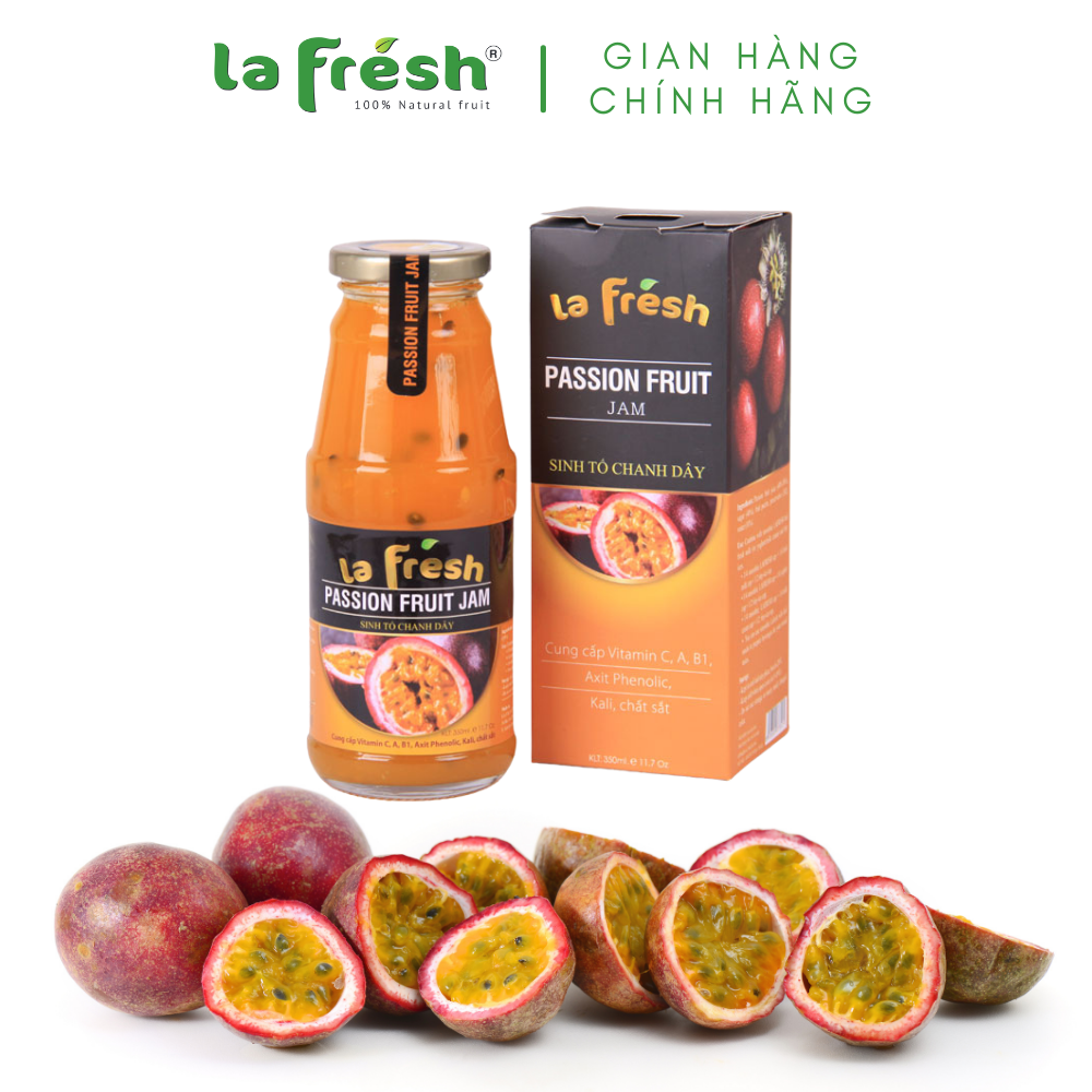 [HCM]Sinh Tố Chanh Dây Lafresh Đà Lạt 350ml