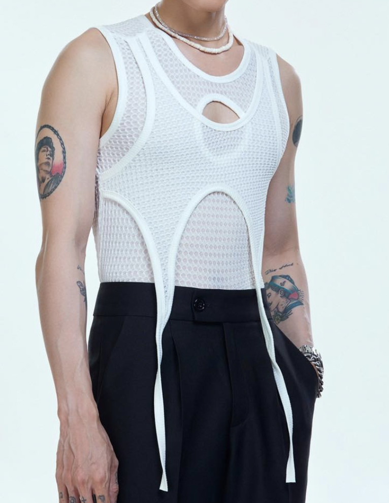 Áo thun tank top tròn Cao Stu