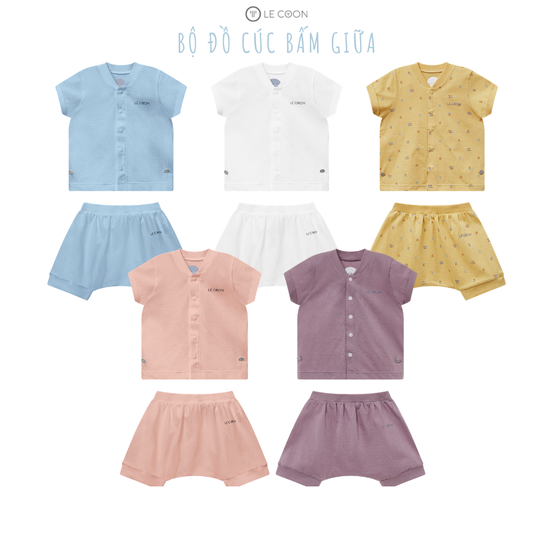 LE COON | Bộ Đồ Cúc Bấm Giữa | COOL