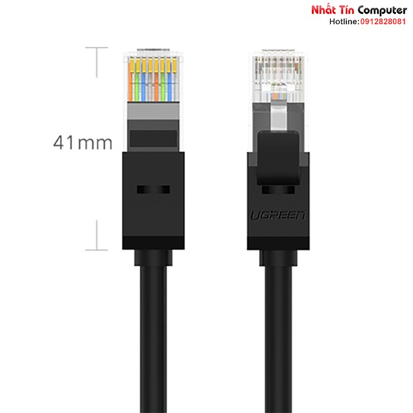 Cáp mạng đúc sẵn Cat6 tròn dài 10m  Ugreen 20164 cao cấp