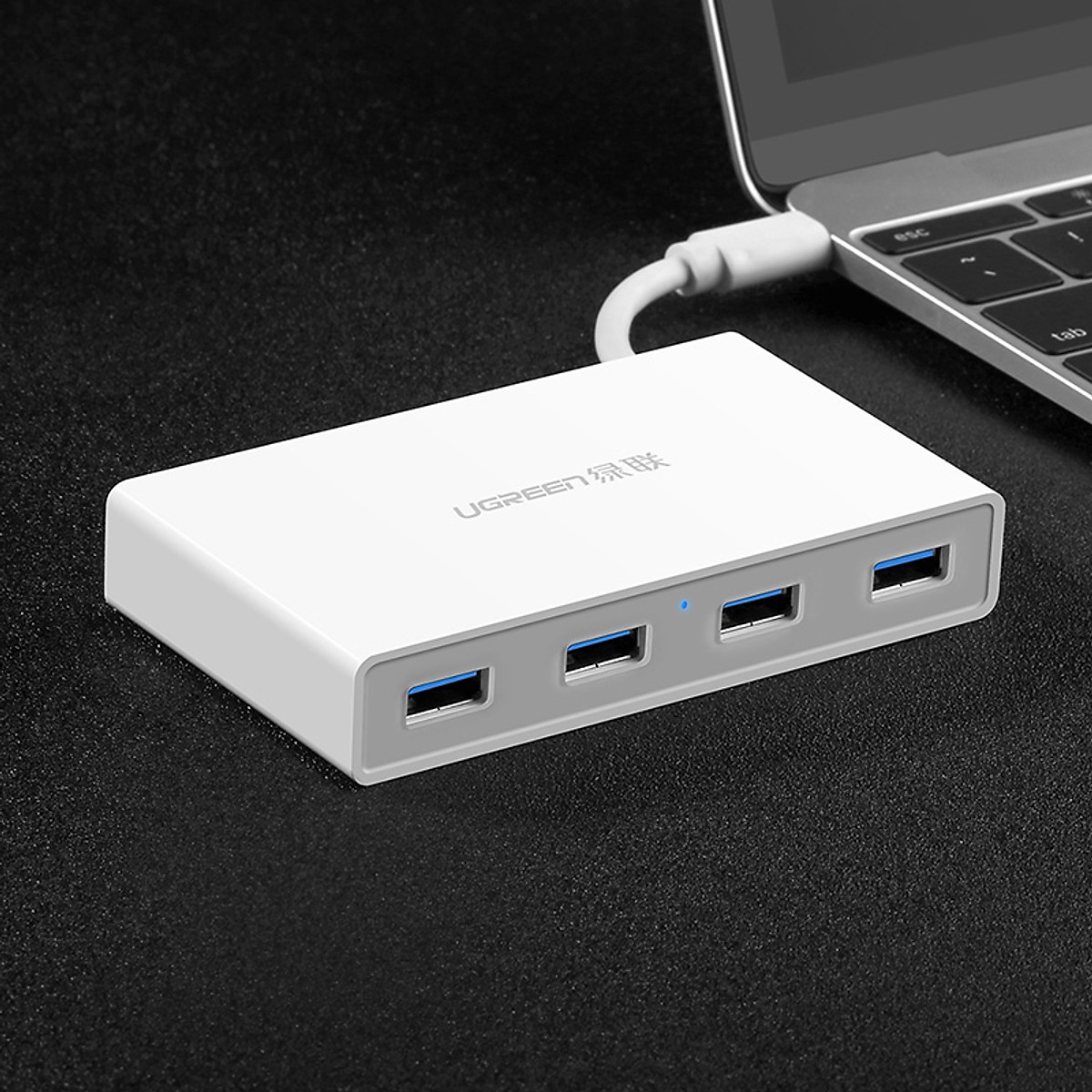 Cáp USB Type-C ra Hub USB 3.0 Ugreen 30278 (Sạc được Macbook)