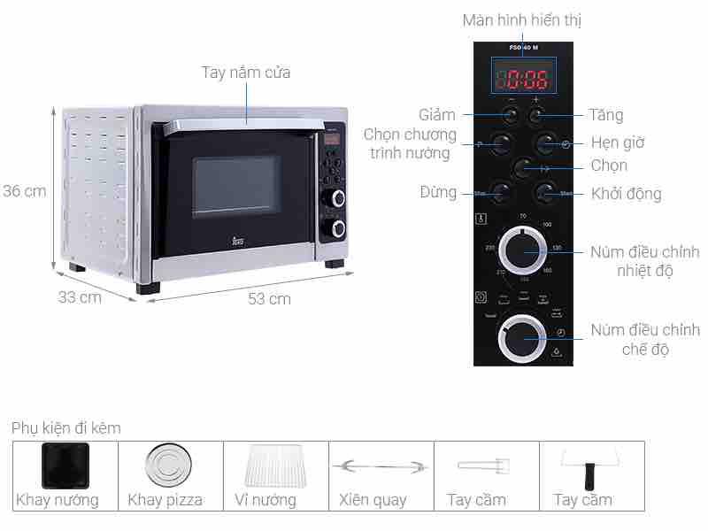 Lò nướng điện TeKa FSO 40M