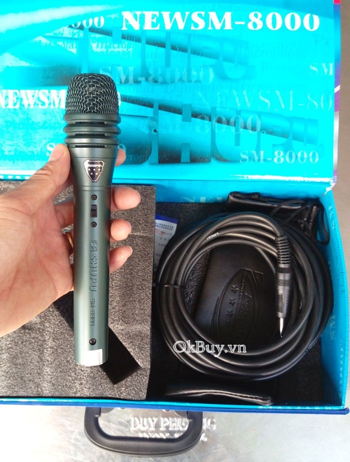Micro có dây karaoke Shupu SM-8000.