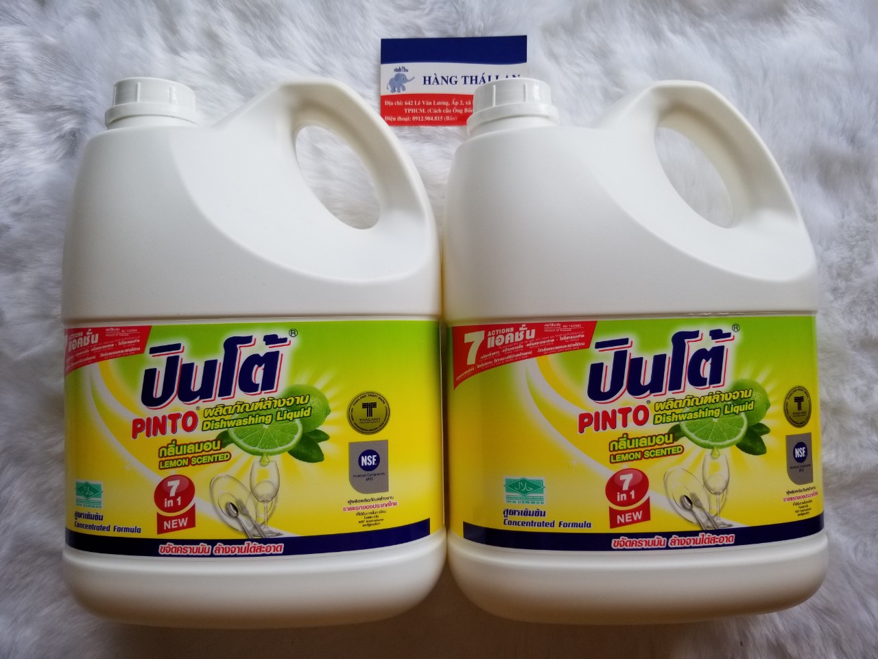 [HCM]Nước rửa chén Pinto Thái lan 3800ml- Hương Chanh