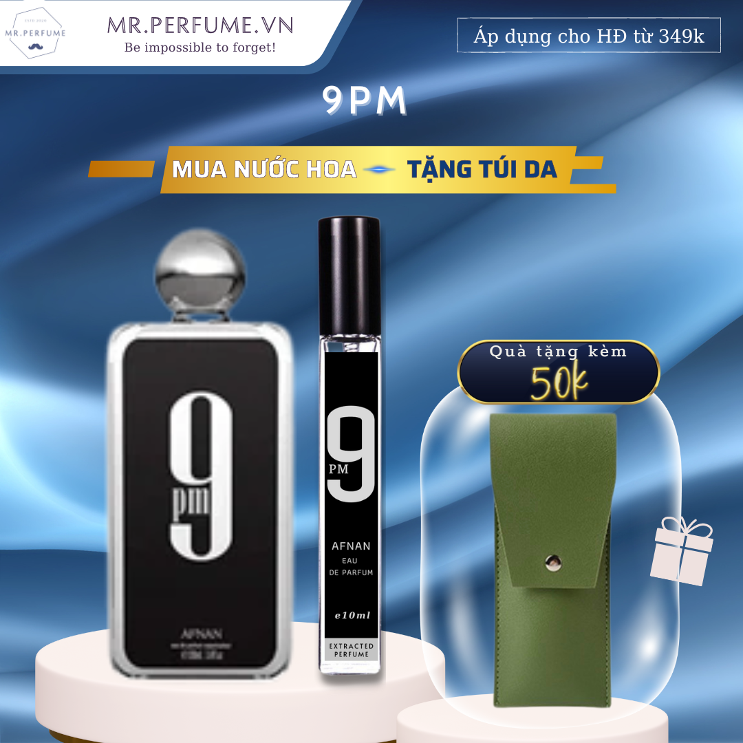 [Freeship+Gift] Nước hoa chiết chính hãng nam 9PM-Mr.Perfume