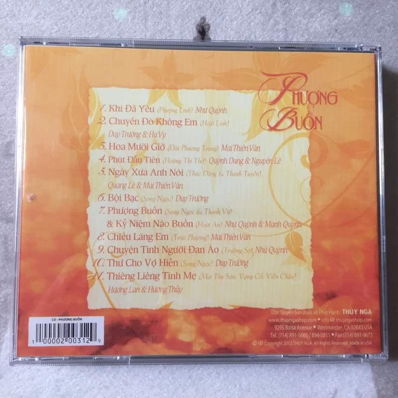 Combo 3 CD ca nhạc Trung Tâm Thúy Nga