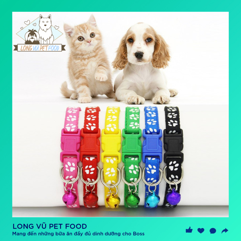 Vòng cổ chó mèo vòng cổ cho thú cưng màu sắc đa dạng - GIAO NGẪU NHIÊN - Long Vũ Pet Food