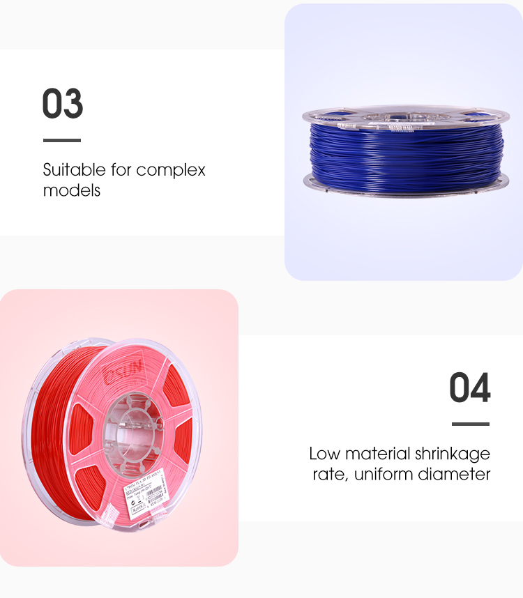 Nhựa in 3d ESUN PLA (Transparent - Trong suốt) chất lượng cao 1kg/Cuộn