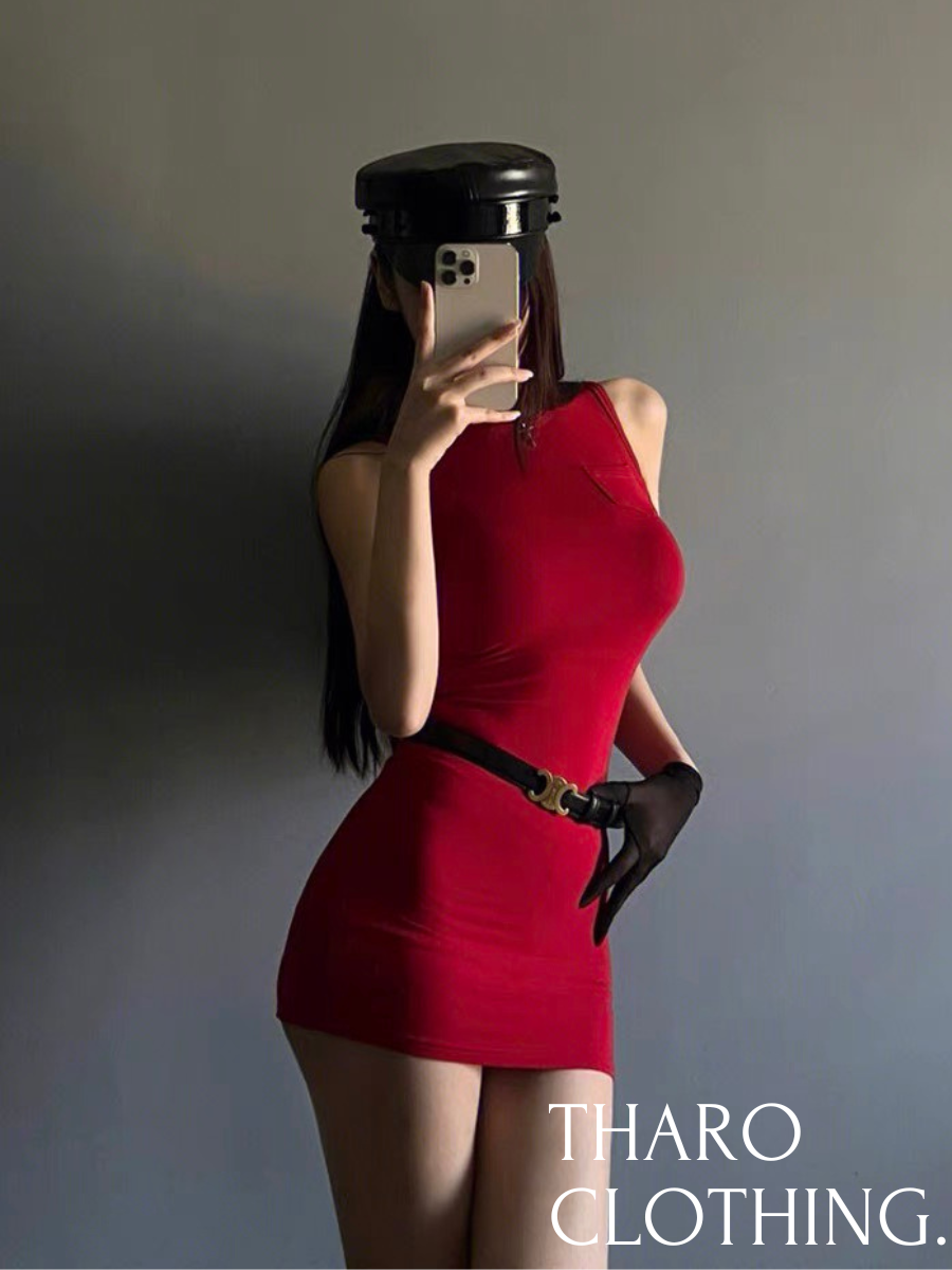 Đầm Nữ Body Cổ Lọ Sát Nách Basic - Tharo Clothing [DAM00018]