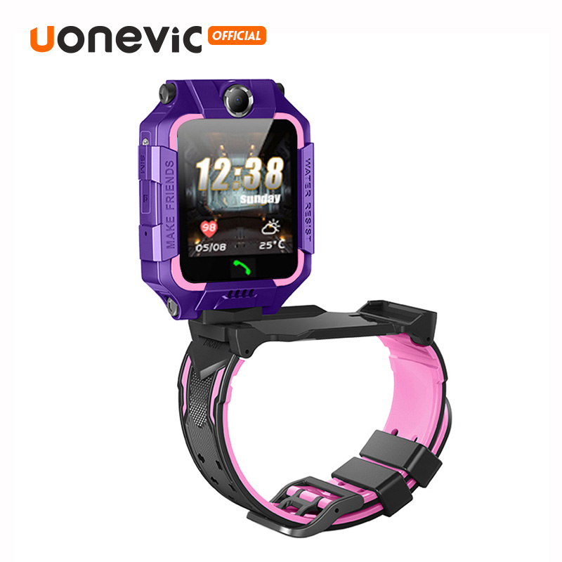 Dồng hồ thông minh trẻ em Q19 Uonevic Đồng Hồ Theo Dõi LBS HD 1.54 Màn Hình Cảm Ứng Camera Từ Xa Chống Mất Cảnh Báo SOS Thiết Bị Định Vị SIM Cho Trẻ Em
