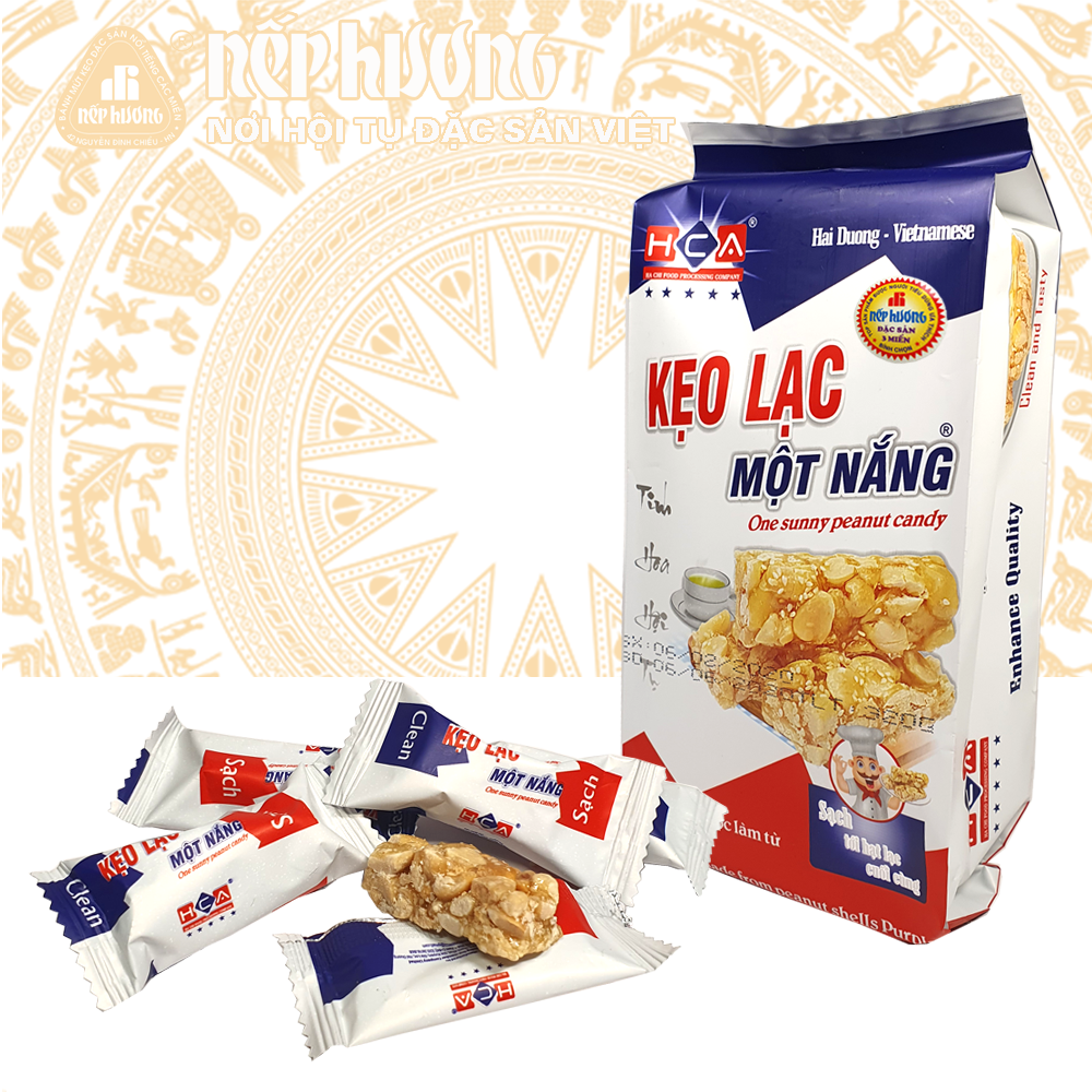 Kẹo lạc một nắng - Hà Chi Anh - Gói 320g - Đặc sản Hải Dương