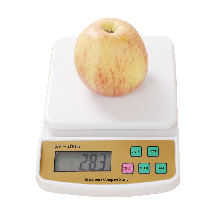 Cân tạp hóa điện tử Cân nhà bếp 10kg SF-400A (Trắng)