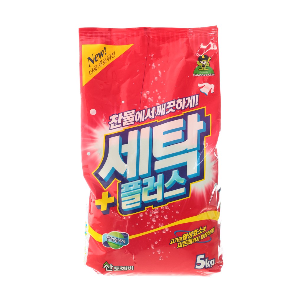 Bột giặt Sandokkaebi 5kg (Nhập khẩu Hàn Quốc phân phối bởi Hando)