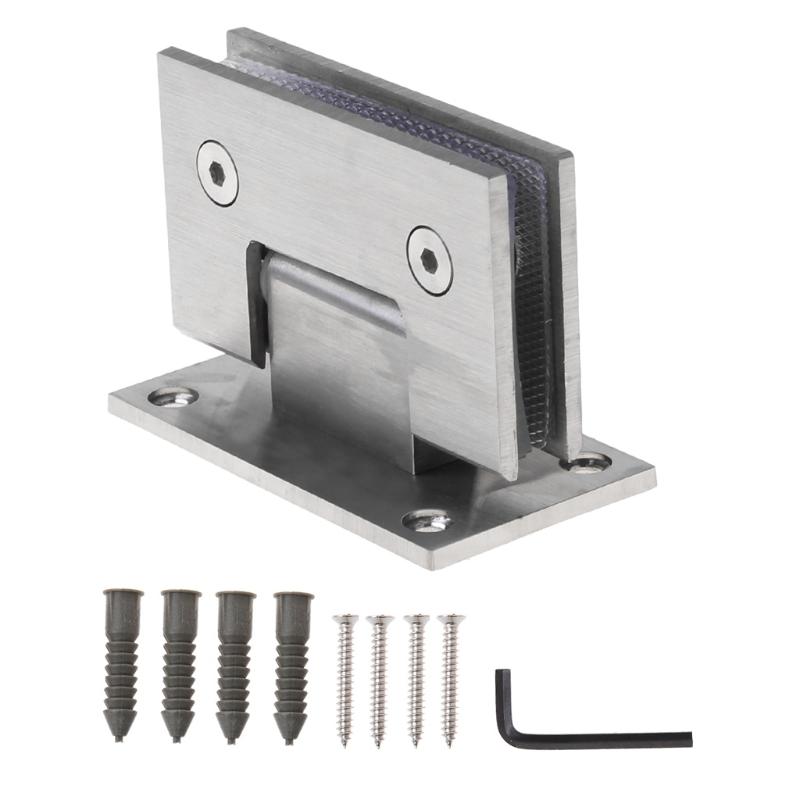 8-12mm Glass Door Hinge Bathroom Shower Door Frameless Bracket Wall Mounted Door Hinges