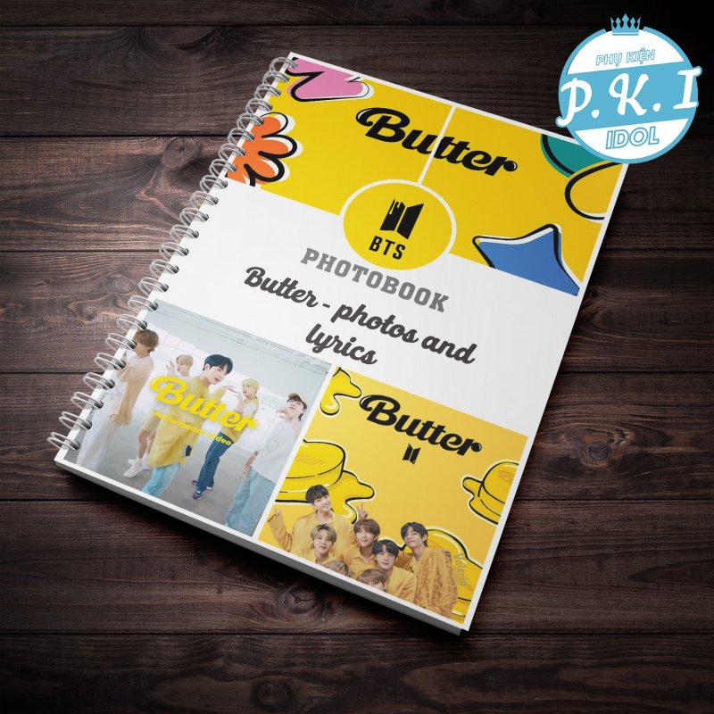 Bộ Album ảnh Photobook in hình nhóm nhạc BTS- Album Butter