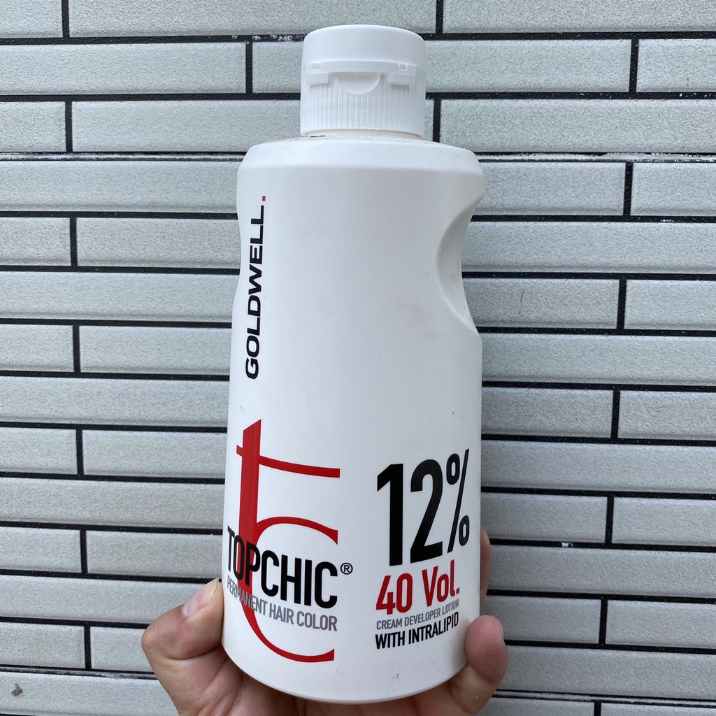 Dung môi pha màu nhuộm Oxy Goldwell Topchic (3%, 6%, 9%, 12% ) 1000ml
