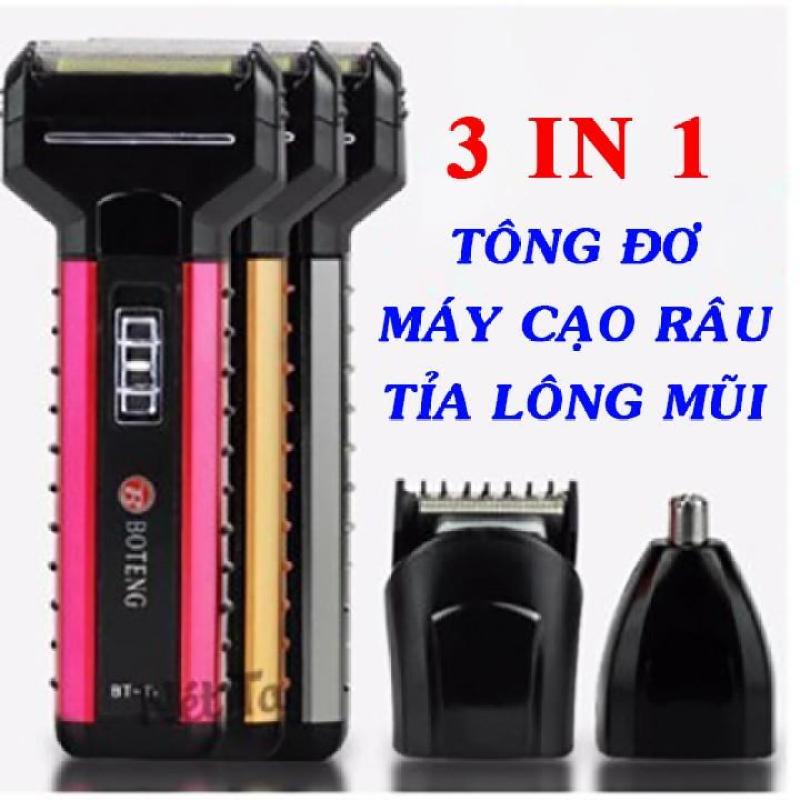 Máy cạo râu BOTENG BT-T1 kiêm tông đơ cắt tóc tỉa lông mũi 3 trong 1