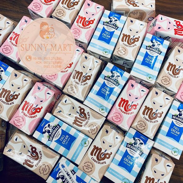 Sữa Devondale Full Cream - Dâu hộp 200ml