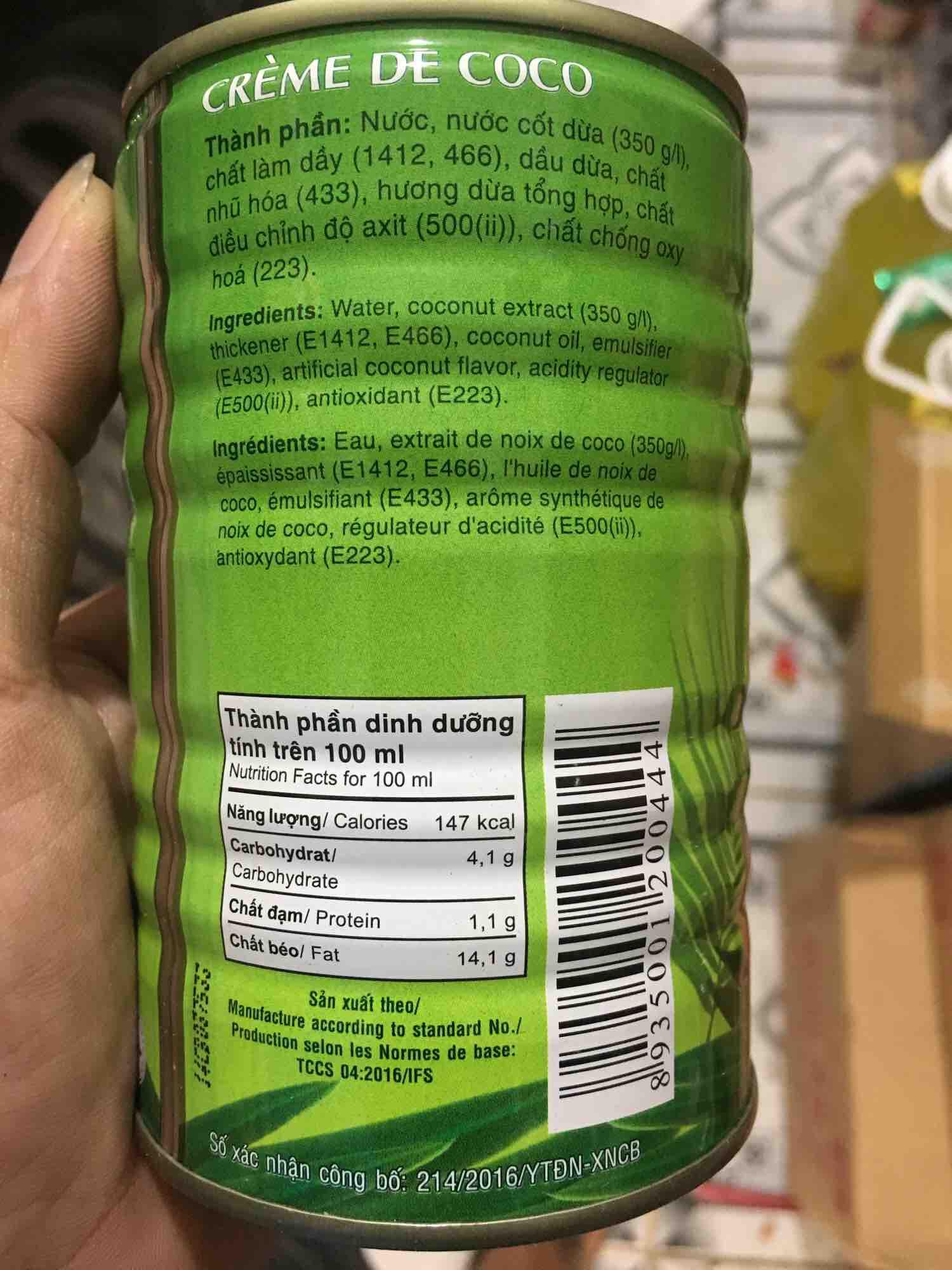 Nước cốt dừa Wonderfarm Lon 400ML